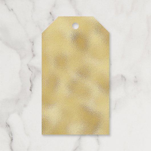 kerstboomfeestdag met Trendy Typography Cadeaulabels (Achterkant)