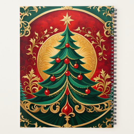 kerstboomfeestdag planner (Achterkant)