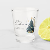 kerstboomfeestdag shot glas (Voorkant)