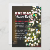 Kerstboomfeestdag uitnodiging voor feestdagen (Voorkant)