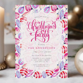 kerstboomfeestdag Waterverf Kaart