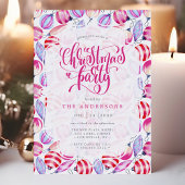 kerstboomfeestdag Waterverf Kaart