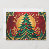 kerstboomfeestkaart feestdagenkaart (Achterkant)