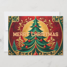 kerstboomfeestkaart feestdagenkaart