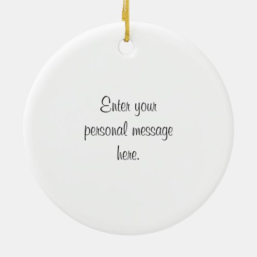 kerstboomfiets keramisch ornament (Achterkant)