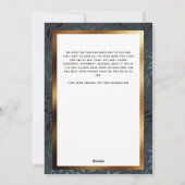 kerstboomfoto Botanisch Feestdagenkaart (Achterkant)