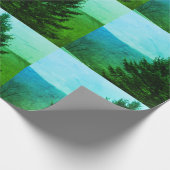 kerstboomfoto cadeaupapier (Hoek)