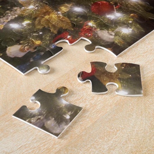 kerstboomfoto legpuzzel (Zijkant)