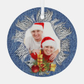 kerstboomfoto Ornament (Achterkant)