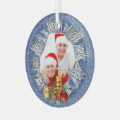 kerstboomfoto Ornament (Voorkant links)