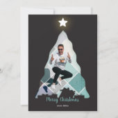 kerstboomfotokaart kaart (Voorkant)