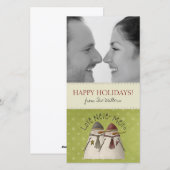 kerstboomfotokaarten feestdagenkaart (Voorkant / Achterkant)