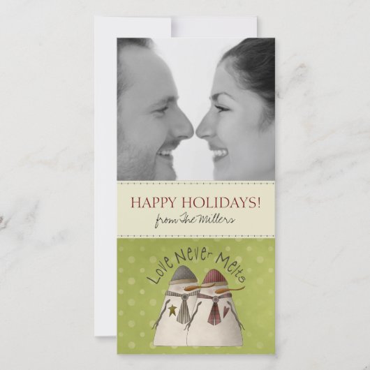 kerstboomfotokaarten feestdagenkaart (Voorkant)