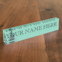 kerstboomfractal Bord naam