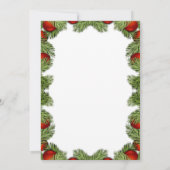 Kerstboomframe, gouden rendier kaart (Achterkant)