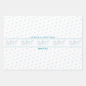 kerstboomgaard Elf Sleigh Horse Holiday Aangepast Inpakpapier Vel (Voorkant 3)