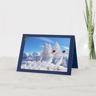 kerstboomgaard feestdagen kaart