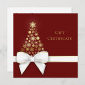 kerstboomgaard - goudblaasjes - kaartje (Voorkant / Achterkant)