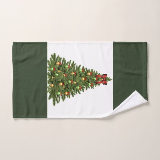 Kerstboomgaard Handhanddoeken Handdoek (Handdoek)
