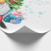 kerstboomgaard met Pet met cadeaupapier (Hoek)