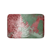 kerstboomgaard | Rode groene en witte XMas-boom Badmat (Voorkant)