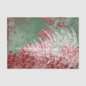 kerstboomgaard | Rode groene en witte XMas-boom Tissuepapier (Voorkant)