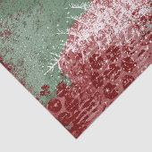 kerstboomgaard | Rode groene en witte XMas-boom Tissuepapier (Detail)