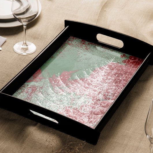 kerstboomgaard | Rode groene en witte XMas-boom Tissuepapier