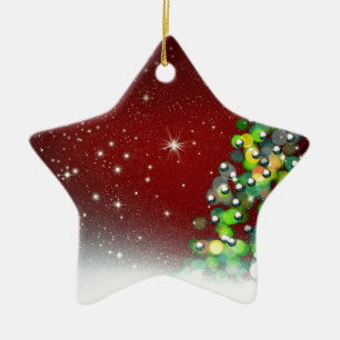 kerstboomgaard Vredesliefhebber Keramisch Ornament