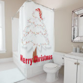 kerstboomgordijn douchegordijn (In situ)