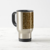 kerstboomgoud Glitter Reisbeker (Voorkant links)