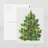  kerstboomgroeten briefkaart (Voorkant / Achterkant)