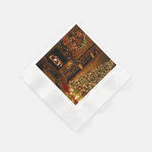 kerstboomhaard servet (Hoek)