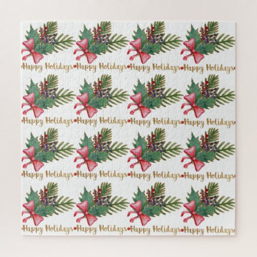 kerstboomhanddruk legpuzzel (Verticaal)