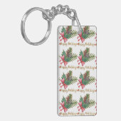 kerstboomhanddruk sleutelhanger (Voorkant Links)