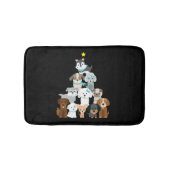 kerstboomhonden badmat (Voorkant)