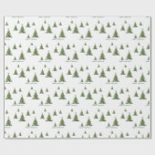 kerstboominpakpapier | cadeaupapier (Vlak)