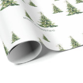 kerstboominpakpapier | cadeaupapier (Rol Hoek)