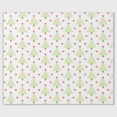 kerstboominpakpapier cadeaupapier (Vlak)