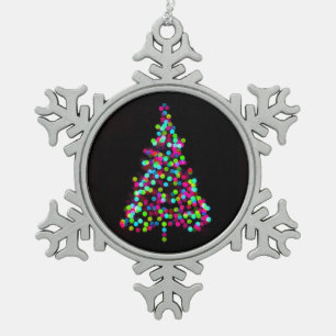kerstboomjuwelen tin sneeuwvlok ornament
