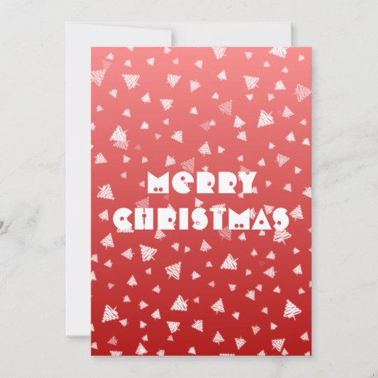 kerstboomkaart (Voorkant)