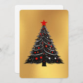 kerstboomkaart (Voorkant / Achterkant)