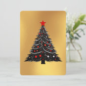 kerstboomkaart (Staand voorkant)