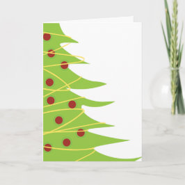 kerstboomkaart feestdagen kaart