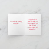 kerstboomkaart feestdagen kaart (Binnen)