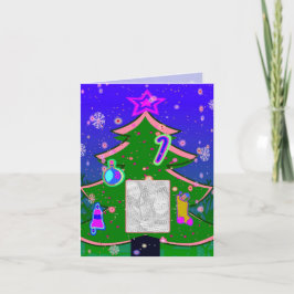 kerstboomKaart Feestdagen Kaart