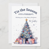  kerstboomKaart Feestdagenkaart (Voorkant)