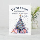  kerstboomKaart Feestdagenkaart (Staand voorkant)