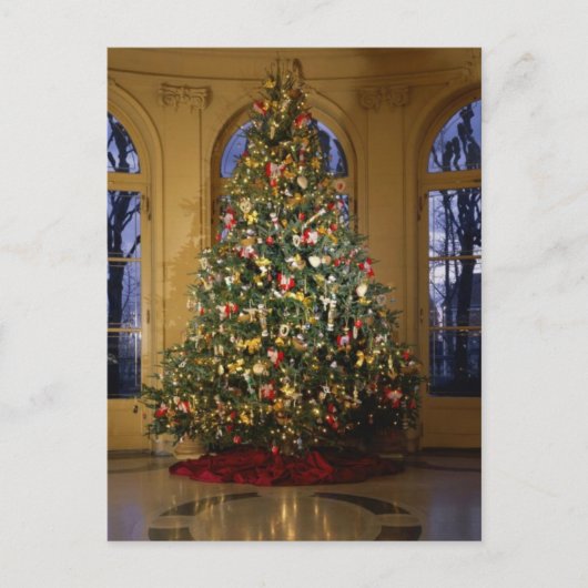kerstboomkaart feestdagenkaart (Voorkant)