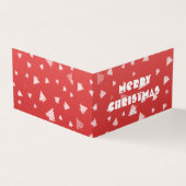 kerstboomkaart kaart (Buitenkant)